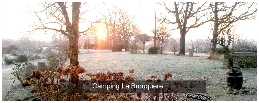 Camping La Brouquere in de winter...