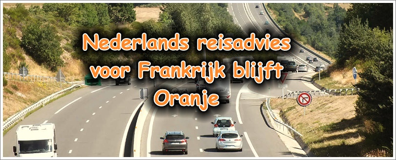 Nederlands reisadvies voor Frankrijk blijft oranje...