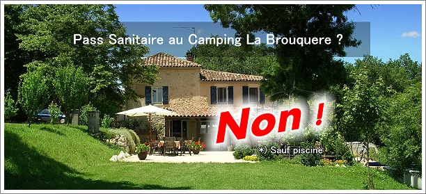 Pass Sanitaire op Camping La Brouquere...