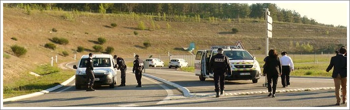 Strenge politiecontroles...