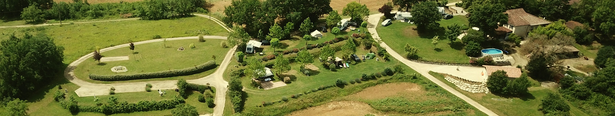 Luchtfoto van Camping La Brouquere...