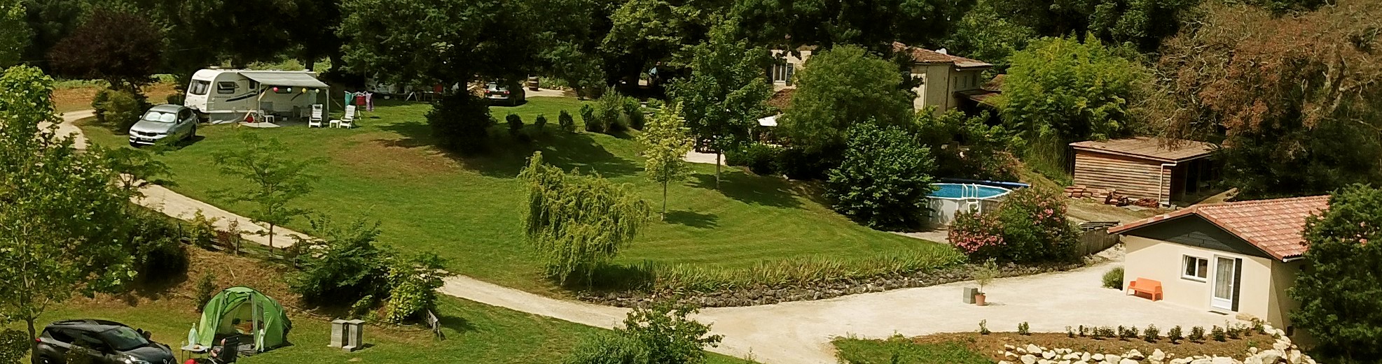 Luchtfoto van Camping La Brouquere...