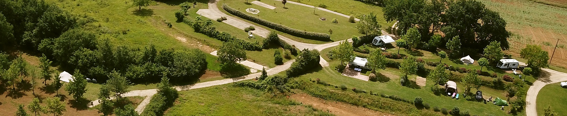 Luchtfoto van Camping La Brouquere...