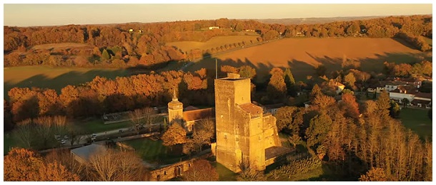Termes d'Armagnac in de video 'Herfst in de Gers, deel 2' door Laurent Lainé.....