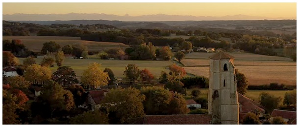 Bernède in de video 'Herfst in de Gers, deel 4' door Laurent Lainé.....