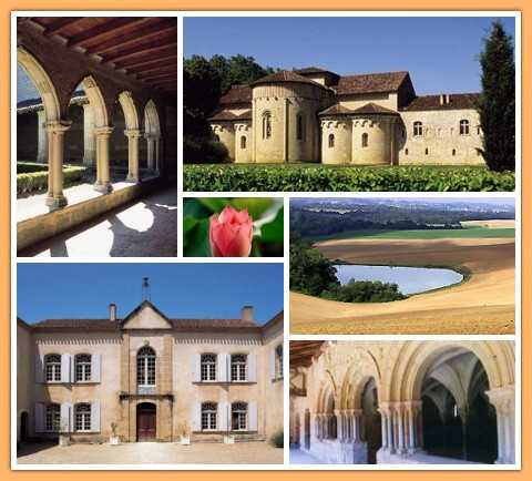 Klooster 'Abbaye de Flaran' in Valence-sur-Baise ...