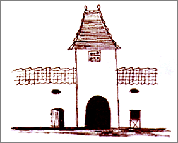 Pigeonnier sur porche...