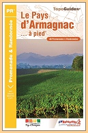 Boekje met 40 wandelingen door het land van de Armagnac...