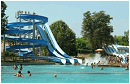 Zwembad en waterparadijs in Gondrin...