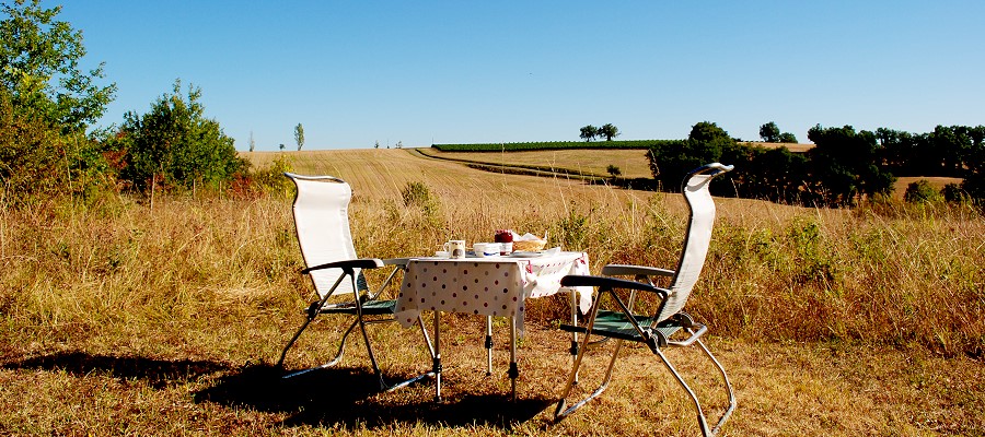 Rust en ruimte op de camping om heerlijk van de natuur te genieten...