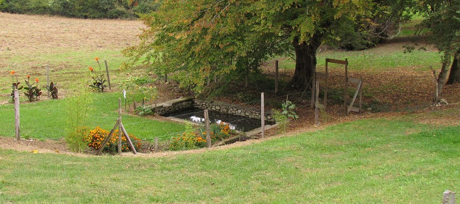 Lavoir Peyruc: een oude wasplaats in Gondrin (Gers)...