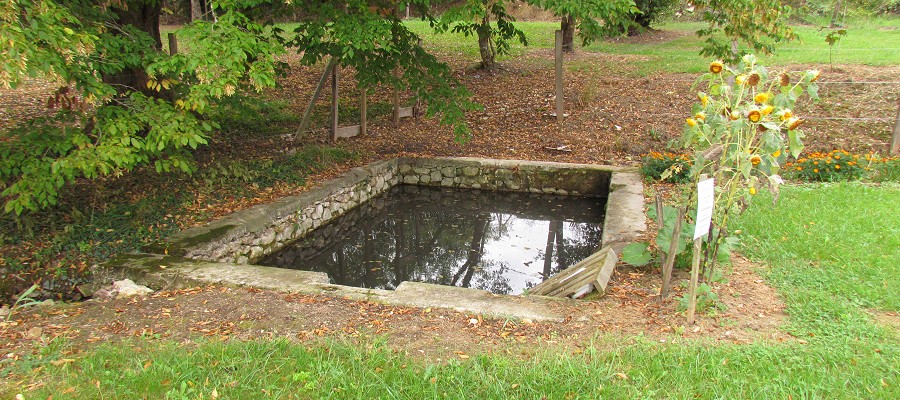 Lavoir Peyruc: een oude wasplaats in Gondrin (Gers)...