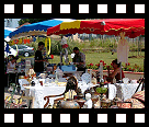 Een van de vele rommelmarkten (vide grenier/brocante) rondom de camping...